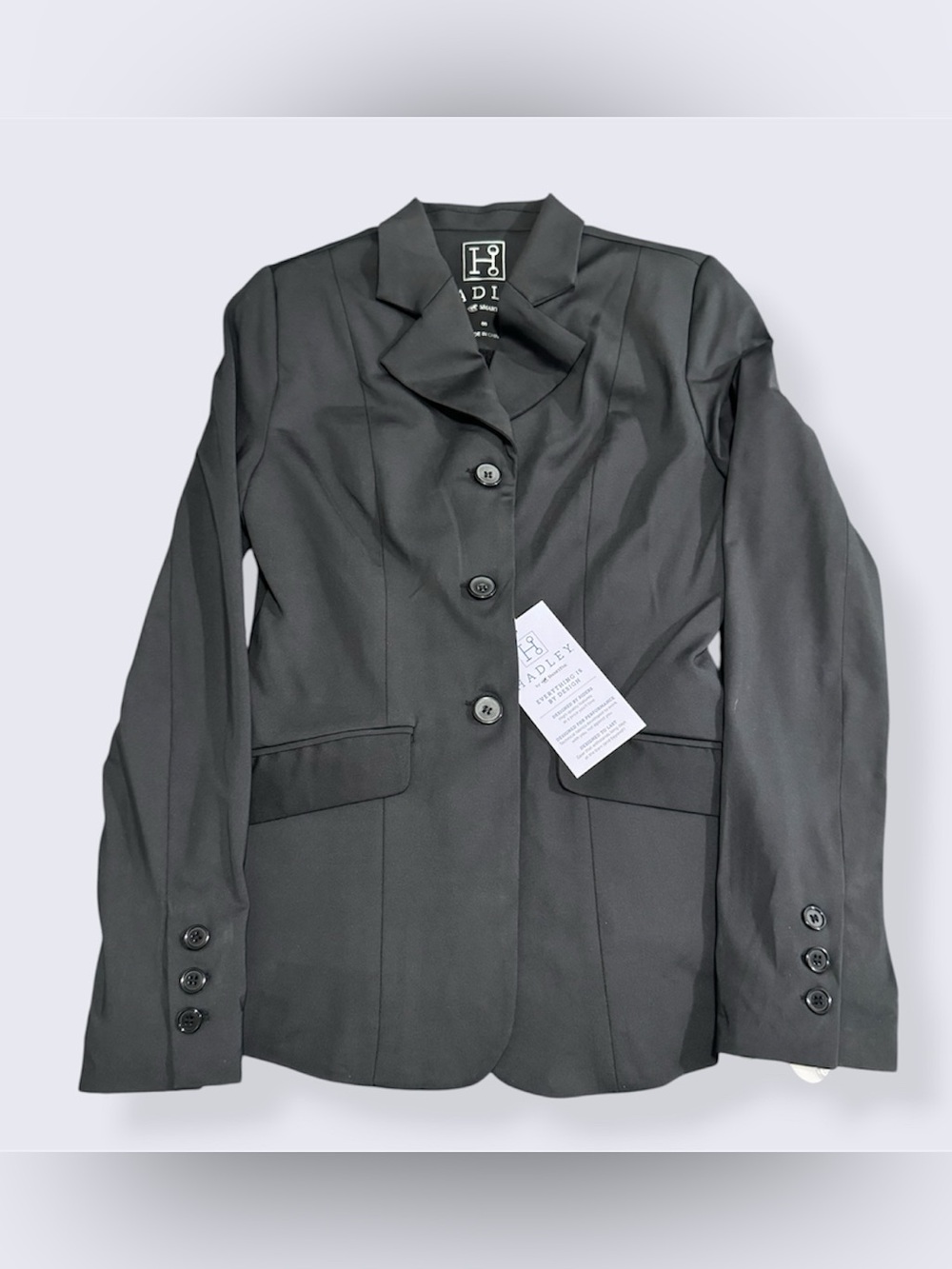 Hadley by SmartPak Black Equestrian Show Coat – NWT Size 00